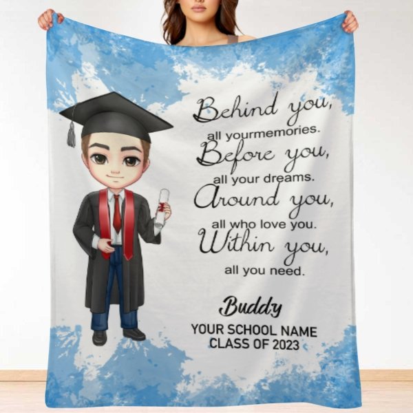 Class Of 2023 Graduation Custom Blanket - Lovscape