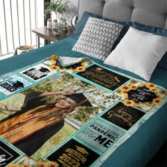 Custom Photo Graduation Blanket - Class of 2023 Gift - Lovscape
