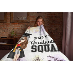 Graduation Squad 2023 - Personalized Blanket - Lovscape