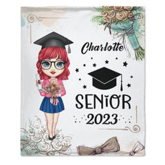 Graduation Squad 2023 - Personalized Soft Blanket - Lovscape