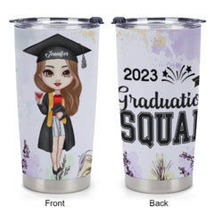 Graduation Squad 2023 - Personalized Tumblers - Lovscape