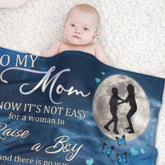 I'll Always Be Your Little Boy, Mom - Family Blanket - New Arrival, Christmas Gift For Mother From Son - Lovscape
