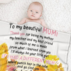 I'll Always Be Your Little Girl - Gift For Mom - Personalized Blanket - Lovscape