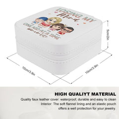 Losing My Mind One Kid At A Time, That's A Pretty Cool Mom Life - Family Personalized Jewelry Box - Mother's Day, Birthday Gift For Mom - Lovscape