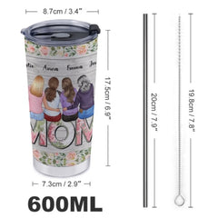 Love between a mother and daughter is forever - Gift For Mom - Personalized Tumblers - Lovscape