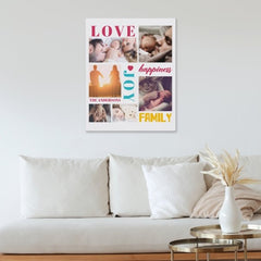 Love Happiness Joy Famliy Custom Photo canva - Lovscape