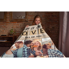 Loved You Then, Love You Still, Always Have, Always Will - Upload Image, Gift For Couples, Husband Wife - Personalized Blanket - Lovscape