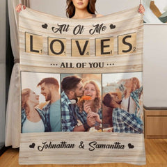 Loved You Then, Love You Still, Always Have, Always Will - Upload Image, Gift For Couples, Husband Wife - Personalized Blanket - Lovscape
