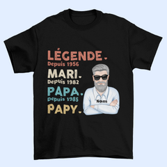 Mari papa grand-père t-shirt