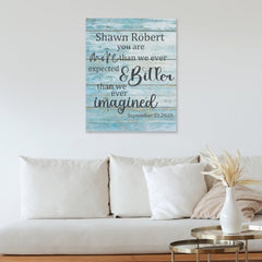 More Than We Expected Baby Canvas - Lovscape