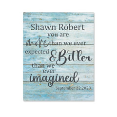 More Than We Expected Baby Canvas - Lovscape