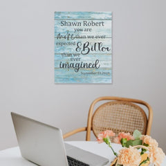 More Than We Expected Baby Canvas - Lovscape