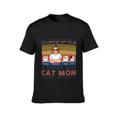 Super Cat Mom - Cat Personalized Custom Unisex T-shirt - Gift For Pet Owners, Pet Lovers - lovscape