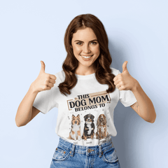 You Belong To Me - Dog Personalized Custom Unisex T-shirt - Father's Day, Gift For Pet Owners, Pet Lovers