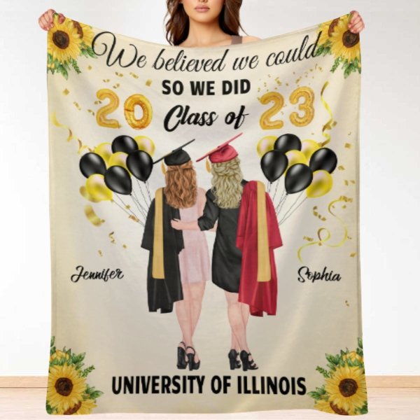 We Believed We Could So We Did - Personalized Blanket - Lovscape