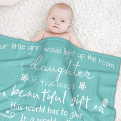 Your Little Grin Would Light Up The Room - Family Blanket - New Arrival, Christmas Gift For Daughter - Lovscape